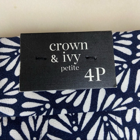 Crown & Ivy Petite Patterned Slacks - Picture 5 of 9